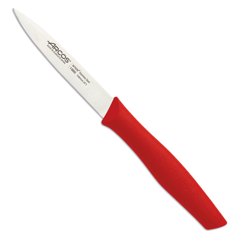 Cuchillo Pelador 10 cm Rojo ARCOS