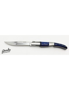 Navaja Árabe Carraca Madera Azul 7 cm 2