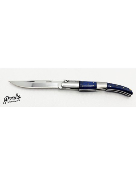 Navaja Árabe Carraca Madera Azul 10 cm