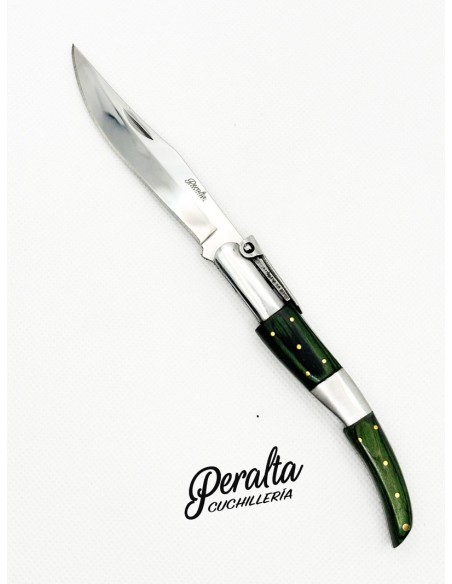 Navaja Árabe Carraca Madera Verde 8,5 cm