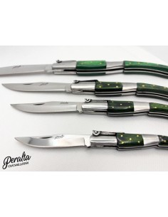 Navaja Árabe Carraca Madera Verde 10 cm 2