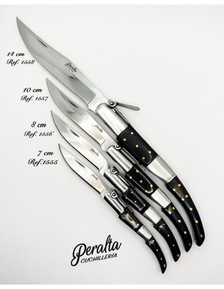 Navaja Árabe Carraca Madera Negra 8,5 cm