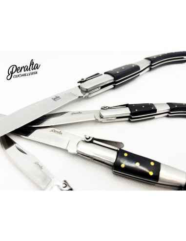 Navaja Árabe Carraca Madera Negra 10 cm