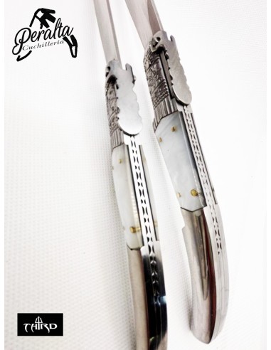 Navaja THIRD árabe serie seda perla 13 cm