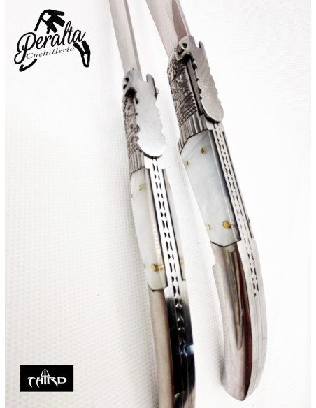 Navaja THIRD árabe serie seda perla 13 cm