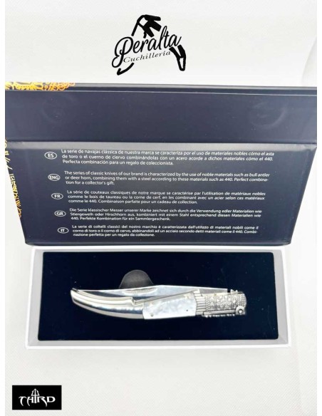 Navaja THIRD árabe serie seda perla 13 cm