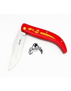 NAVAJA ABS ROJA PISTON QUIJOTE 7 CM S/B