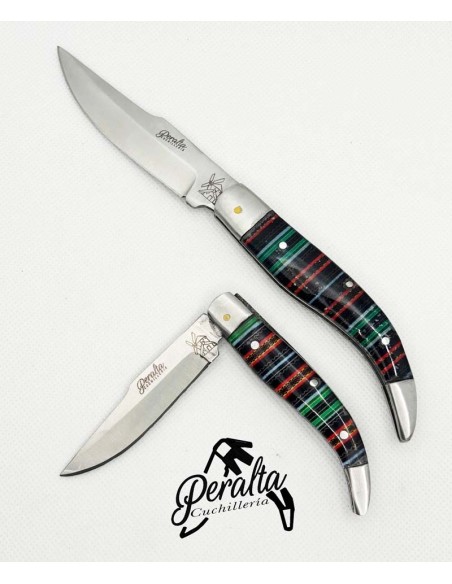 Navaja Pistón Manchega 6,5 cm verde