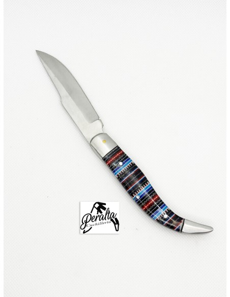 Navaja Pistón Manchega 6,5 cm azul