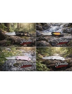 Navajas llavero con cadena 6,5 m hoja motivos caza 2