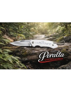 Navajas llavero con cadena 6,5 m hoja anillos boda