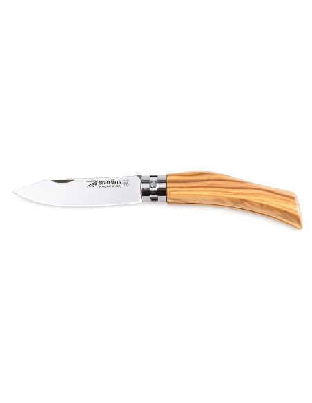 Navaja Martins mango olivo 8 cm bloqueo