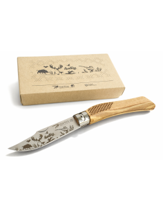 Navaja Martins Madera de olivo edic Caza 9,5 cm BL