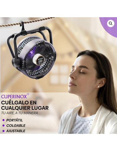 Ventilador Portátil con mando a distancia