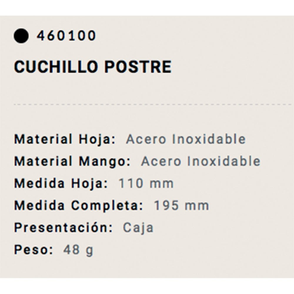 CUCHILLO CHULETERO ARCOS 460100