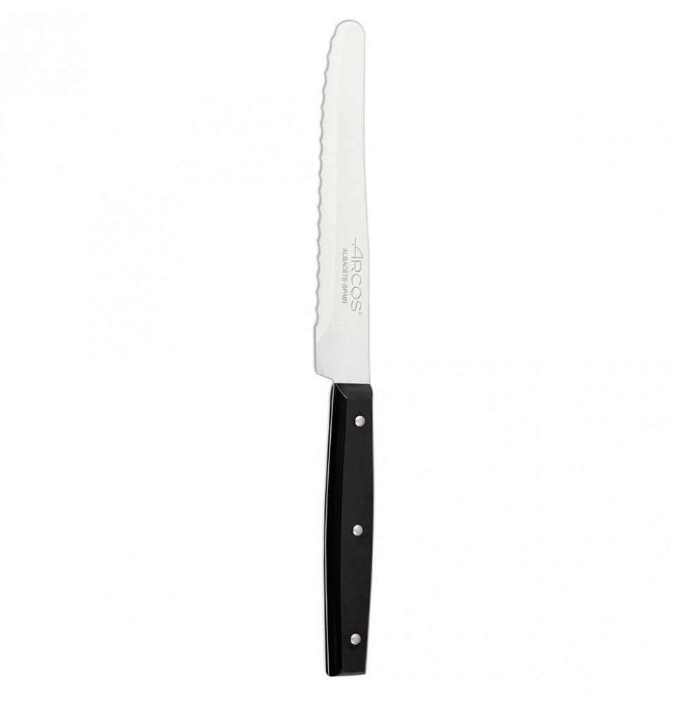 ARCOS Cuchillos de mesa - Cuchillo de mesa - Cuchillo de mesa - Hoja Nitrum  Acero Inoxidable 5 - Mango Polioximetileno (POM) - Cuchillo para cortar